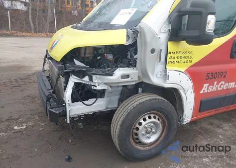 2025 Ram Promaster 2500 Tradesman High Roof 159 Wb W/Pass Seat z USA, uszkodzony, nr VIN 3C6LRVDG8SE530192